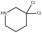 Piperidine, 3,3-dichloro- (9CI) Structure