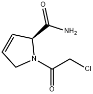 1H-Pyrrole-2-carboxamide, 1-(chloroacetyl)-2,5-dihydro-, (2S)- (9CI) Structure