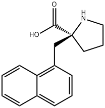 (S)-ALPHA-(1-NAPHTHALENYLMETHYL)-PROLINE-HCL Structure
