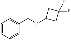 ((3,3-difluorocyclobutoxy)Methyl)benzene 化学構造式