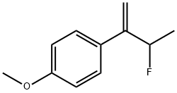Benzene, 1-(2-fluoro-1-methylenepropyl)-4-methoxy- (9CI) 结构式