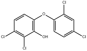 2,3-dichloro-6-(2,4-dichlorophenoxy)phenol Struktur