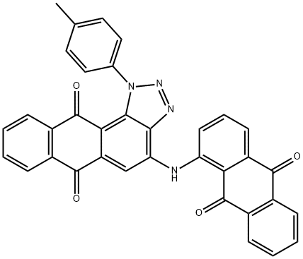 6371-46-6 4-[(9,10-Dihydro-9,10-dioxoanthracen-1-yl)amino]-1-(4-methylphenyl)-1H-anthra[1,2-d]triazole-6,11-dione