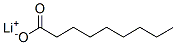 lithium nonan-1-oate Struktur
