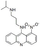 1-nitro-9-(3-isopropylaminopropylamino)acridine Struktur