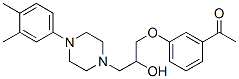 1-(3-Acetylphenoxy)-3-[4-(3,4-dimethylphenyl)-1-piperazinyl]-2-propanol|