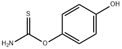 Thiocarbamic acid O-(p-hydroxyphenyl) ester Structure