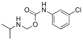 m-Chlorocarbanilic acid N-isopropylaminomethyl ester Struktur