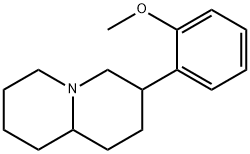 Octahydro-3-(2-methoxyphenyl)-2H-quinolizine 结构式