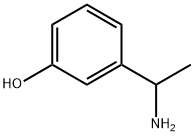 3-(1-氨基乙基)苯酚 结构式