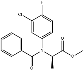 flamprop-m-methyl Struktur