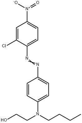 4-[N-(2-Hydroxyethyl)-N-butylamino]-2'-chloro-4'-nitroazobenzene Struktur