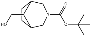 1-Boc-3-azabicyclo[3.2.1]octane-8-Methanol, 637301-16-7, 结构式
