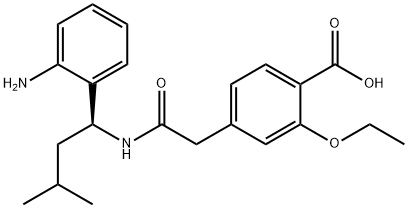 2-去哌啶基-2-氨基瑞格列奈 结构式