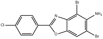 637302-90-0 4,6-DIBROMO-2-(4-CHLOROPHENYL)-1,3-BENZOXAZOL-5-AMINE