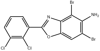 4,6-DIBROMO-2-(2,3-DICHLOROPHENYL)-1,3-BENZOXAZOL-5-AMINE|