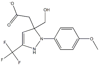 (1-(4-METHOXYPHENYL)-3-(TRIFLUOROMETHYL)-1H-PYRAZOL-5-YL)METHYL ACETATE Structure