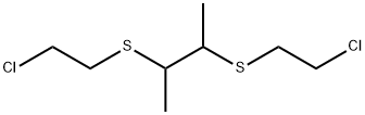 2,3-Bis(2-chloroethylthio)butane 结构式