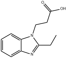 1H-Benzimidazole-1-propanoicacid,2-ethyl-(9CI),637322-36-2,结构式