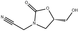 3-Oxazolidineacetonitrile,5-(hydroxymethyl)-2-oxo-,(5S)-(9CI)|