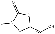 (S)-5-(羟甲基)-3-甲基噁唑烷-2-酮, 637343-86-3, 结构式