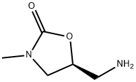 2-Oxazolidinone,5-(aminomethyl)-3-methyl-,(5S)-(9CI) Structure