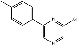 2-氯-6-(对-甲苯基)吡嗪, 637352-85-3, 结构式