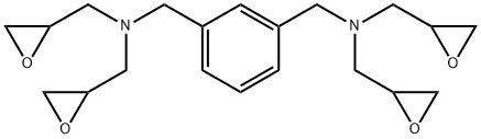 N,N,N',N'-tetrakis(2,3-epoxypropyl)-m-xylene-alpha,alpha'-diamine Struktur