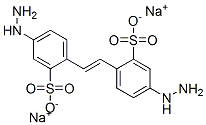 4,4'-ジヒドラジノ-2,2'-スチルベンジスルホン酸二ナトリウム 化学構造式