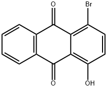 1-溴-4-羟基蒽醌 结构式