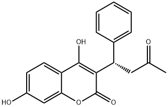 7-HYDROXYWARFARIN Structure