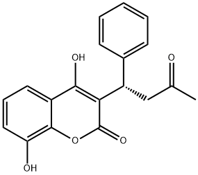 (S)-8-羟基华法林, 63740-82-9, 结构式