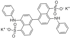 BIS -(5,5')-8-ANILINO-1-NAPHTHALENE SULFONIC ACID Struktur