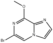 6-BROMO-8-METHOXYIMIDAZO[1,2-A]PYRAZINE Structure
