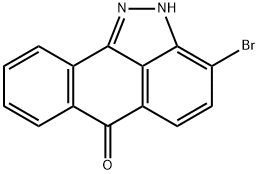 anthra[1,9-cd]pyrazol-6(2H)-one,3-bromo- Struktur
