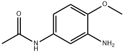 3'-アミノ-4'-メトキシアセトアニリド 化学構造式