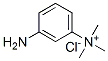 3-amino-N,N,N-trimethylbenzenaminium chloride Struktur