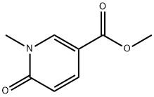 1-Methyl-6-oxo-1,6-dihydropyridine-3-carboxylic acid methyl ester Struktur