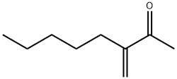 3-メチレンオクタン-2-オン 化学構造式