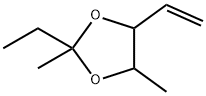 1,3-Dioxolane,  4-ethenyl-2-ethyl-2,5-dimethyl- Struktur