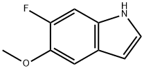 6-氟-5-甲氧基吲哚, 63762-83-4, 结构式