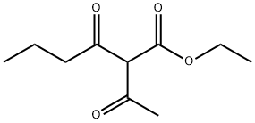 ETHYL 2-ACETYL-3-OXO-HEXANOATE Struktur