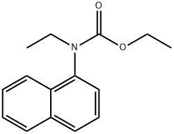 N-Ethyl-1-naphthalenecarbamic acid ethyl ester Structure