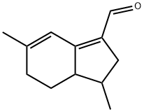 2,6,7,7a-Tetrahydro-1,5-dimethyl-1H-indene-3-carbaldehyde 结构式