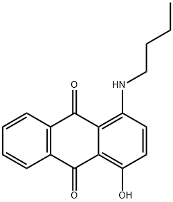 1-(butylamino)-4-hydroxyanthraquinone Structure