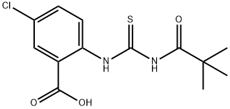 5-CHLORO-2-[[[(2,2-DIMETHYL-1-OXOPROPYL)AMINO]THIOXOMETHYL]AMINO]-BENZOIC ACID|