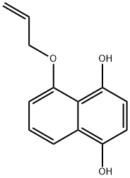 1,4-Naphthalenediol, 5-(2-propenyloxy)- (9CI) Structure