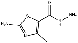 2-AMINO-4-METHYL-1,3-THIAZOLE-5-CARBOHYDRAZIDE Struktur