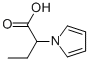 2-(1H-ピロール-1-イル)ブタン酸 化学構造式