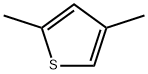 2,4-二甲基噻吩, 638-00-6, 结构式